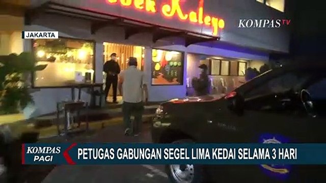 PPKM Darurat, Satgas Covid-19 Palmerah Segel 5 Kedai Makanan yang Langgar Prokes