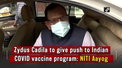 Video herunterladen: Zydus Cadila to give push to Indian Covid vaccine program: NITI Aayog