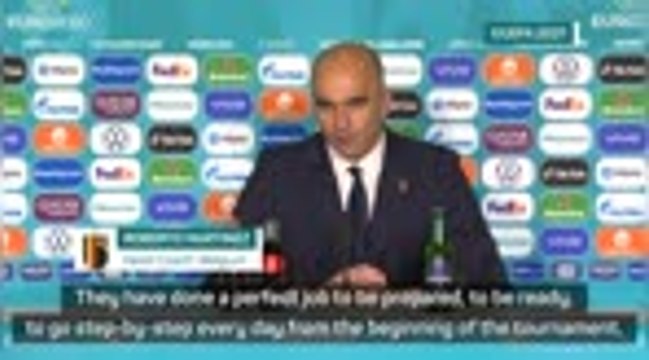 Martinez disappointed but proud of Belgium's efforts at Euro 2020