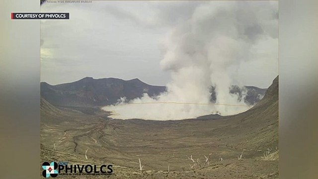 Phivolcs records more active upwelling at Taal Volcano