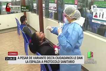 Скачать видео: Cerco epidemiológico en Comas continúa, mientras esperan los resultados de las pruebas realizadas por el Minsa