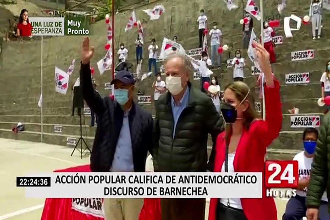 Acción Popular marca distancia de polémicas declaraciones de Alfredo Barnechea