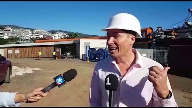 Pose des cables du téléphérique du Moufia : Mickael Nacivet réagit