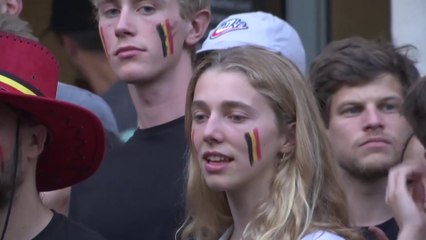 Fans in Brussels disappointed after Belgium suffer Euro 2020 exit to Italy