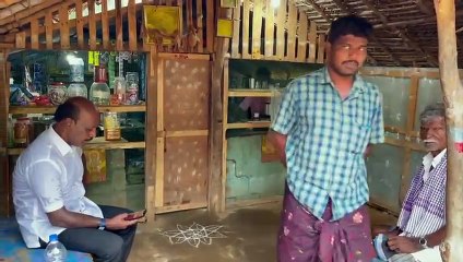 கிராமத்து டீக்கடையில் மா.சு. தடுப்பூசி போட்டீங்களா. அக்கறையுடன் விசாரிப்பு.. வாக்கிங் போன போது சபாஷ்