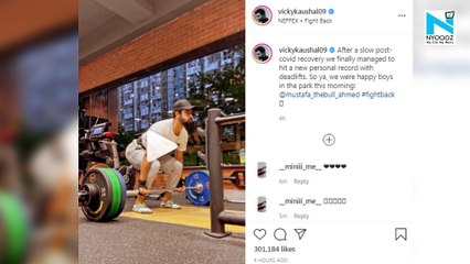 Whoa! Vicky Kaushal aces a deadlift in new workout video