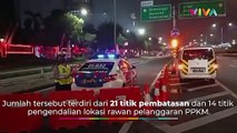63 Titik Ruas Jalan di DKI Jakarta dan Perbatasan Ditutup