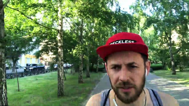 Walking in the Evening in Siberia❄️. 85°F. The Alley on Sunrise Avenue. Sightseeing in Novosibirsk.