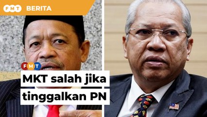 Video herunterladen: Salah jika MKT setuju tinggalkan kerajaan sebelum bubar Parlimen, kata veteran Umno