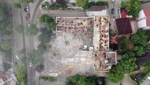 Zübeyde Hanım Doğumevi Hastanesi saniyeler içinde böyle yıkıldı