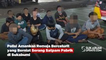 Polisi Amankan Remaja Bercelurit yang Berniat Serang Satpam Pabrik di Sukabumi