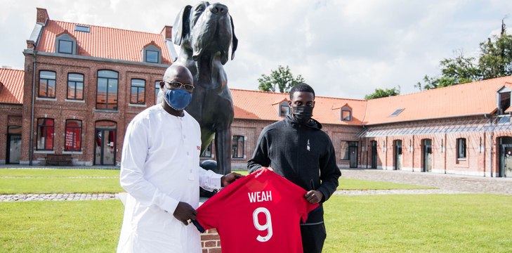 George Weah en visite au Domaine de Luchin !