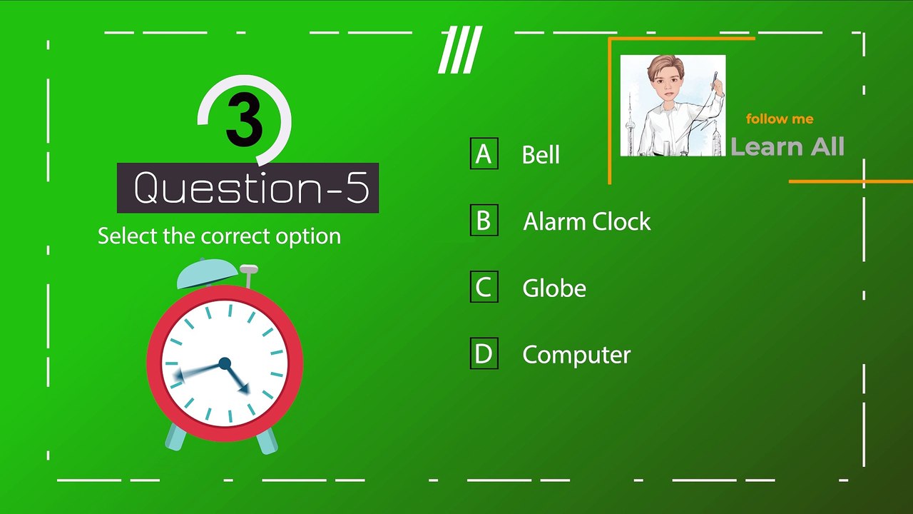 vocabulary MCQ test from classroom objects, Classroom objects vocabulary test