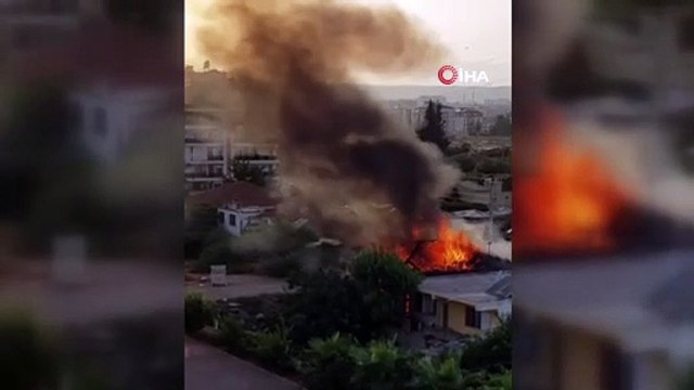 Antalya’da müstakil ev alev topuna döndü