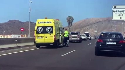 Un accidente múltiple en la autopista del Sur provoca retenciones