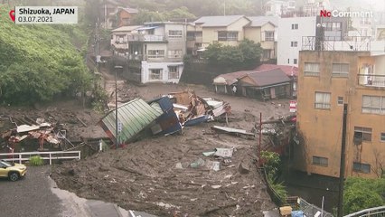 Japonya'da heyelan sonrası arama-kurtarma çalışmaları devam ediyor