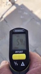 شاهد.. مواطن يوثق درجة الحرارة في الكويت في الشمس والظل