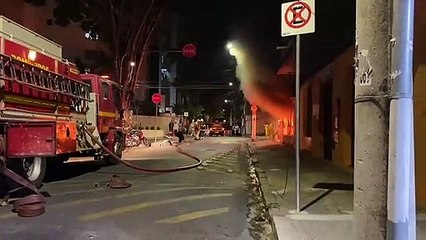 Incêndio destrói o Bar do Bigode, no Bairro Prado  em BH.