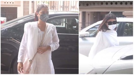 Raj Kaushal's Prayer Meet: Mouni Roy & Samita Bangargi Attend Prayer Meet