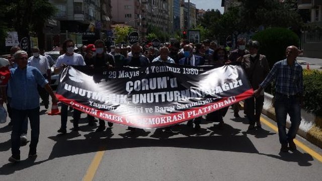 ÇORUM OLAYLARINDA ÖLENLER ANILDI