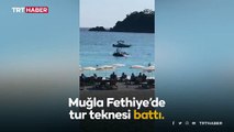 Fethiye'de tur teknesi battı: 3 yaralı