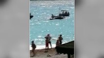Fethiye'de içinde 38 kişinin bulunduğu tur teknesinin batması sonucu 3 kişi yaralandı (2)