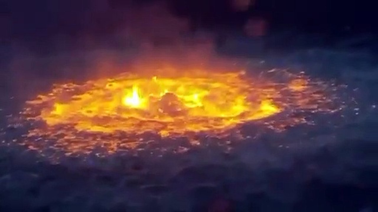 حريق تحت الماء في خليج المكسيك