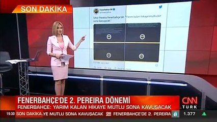 Vitor Pereira yeniden Fenerbahçe'de