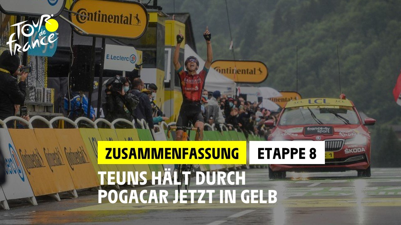 Zusammenfassung - Etappe 8 - #TDF2021