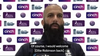 Ali would 'welcome' Robinson back into the England fold