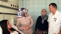 Sare Davutoğlu'ndan Mutlu Kaya'ya ziyaret