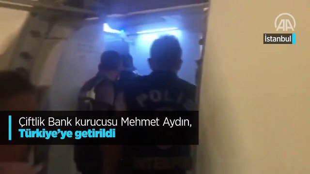 Çiftlik Bank kurucusu ''Tosuncuk''un uçakta gözaltına alındığı anlar