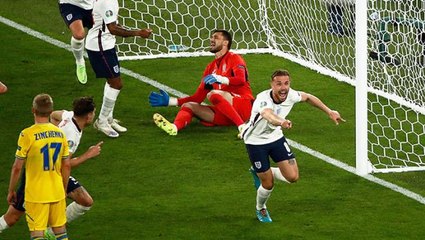 Ukrayna'yı 4-0 mağlup eden İngiltere, EURO 2020'de yarı finale yükseldi