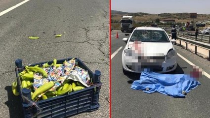 Yolda gördüğü biber kasasını almak isterken canından oldu