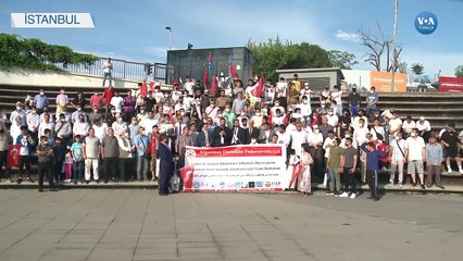 İstanbul’daki Afganlar Taleban’ın Saldırılarını Protesto Etti