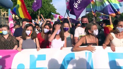 Miles de personas se manifiestan en Madrid por el Orgullo