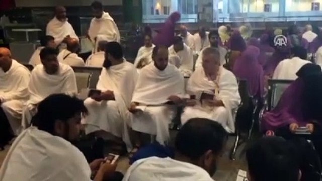 Hacı adayları kutsal topraklarda