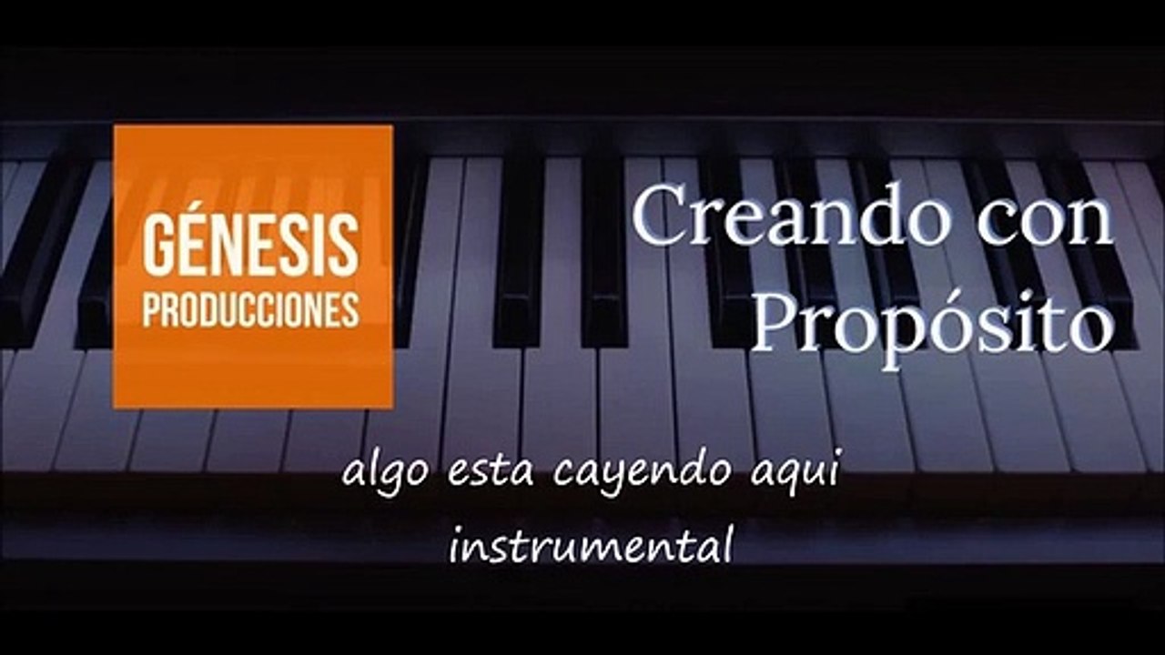 Algo Esta Cayendo Aquí Instrumental -Piano