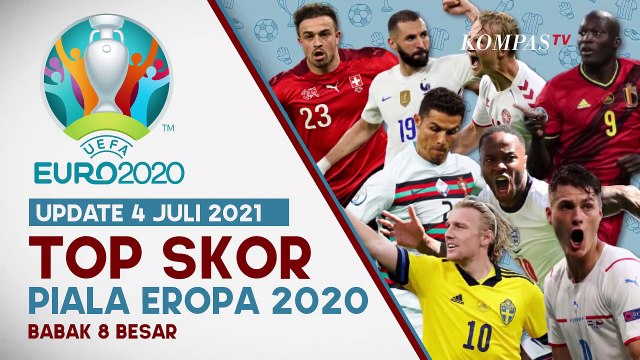 Update Top Skor Piala Eropa 2020, Sterling dan Dolberg Jadi Ancaman Baru