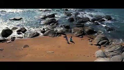 water and its beaches make a fresh morning