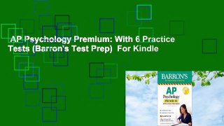 AP Psychology Premium: With 6 Practice Tests (Barron's Test Prep)  For Kindle