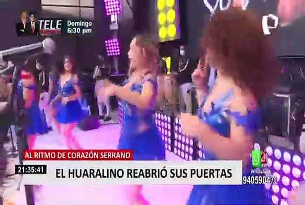 El Huaralino reabrió sus puertas al ritmo de Corazón Serrano