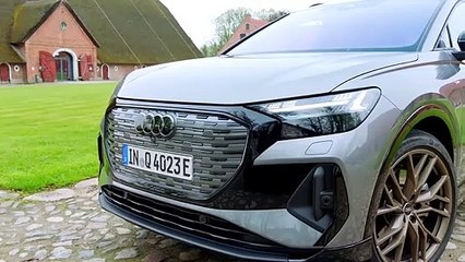 Audi Q4 e-tron Design in Typhoon grey