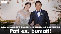 Ara Mina and Dave Almarinez, binati hindi lang ng friends kundi pati ex | PEP Specials