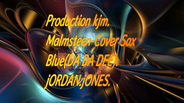 Eiffel 65 Blue DA BA DAA Cover Sax KJM. Malmsteen