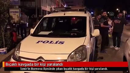 Bıçaklı kavgada bir kişi yaralandı