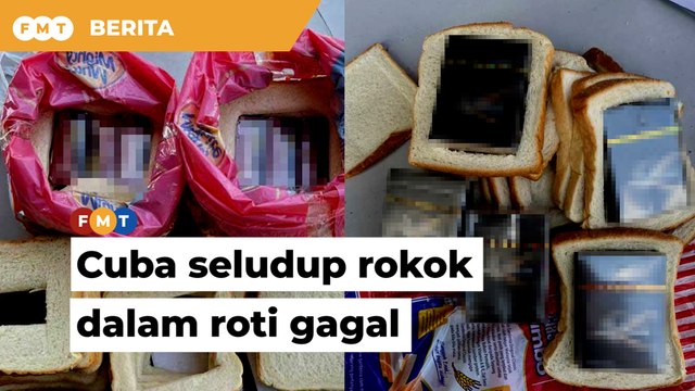 Cubaan seludup rokok dalam roti tebuk ke pusat kuarantin gagal