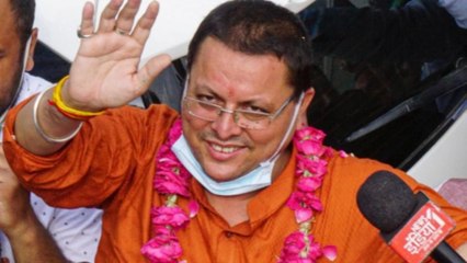 Shatak: Pushkar Singh to take oath as CM of U'Khand today