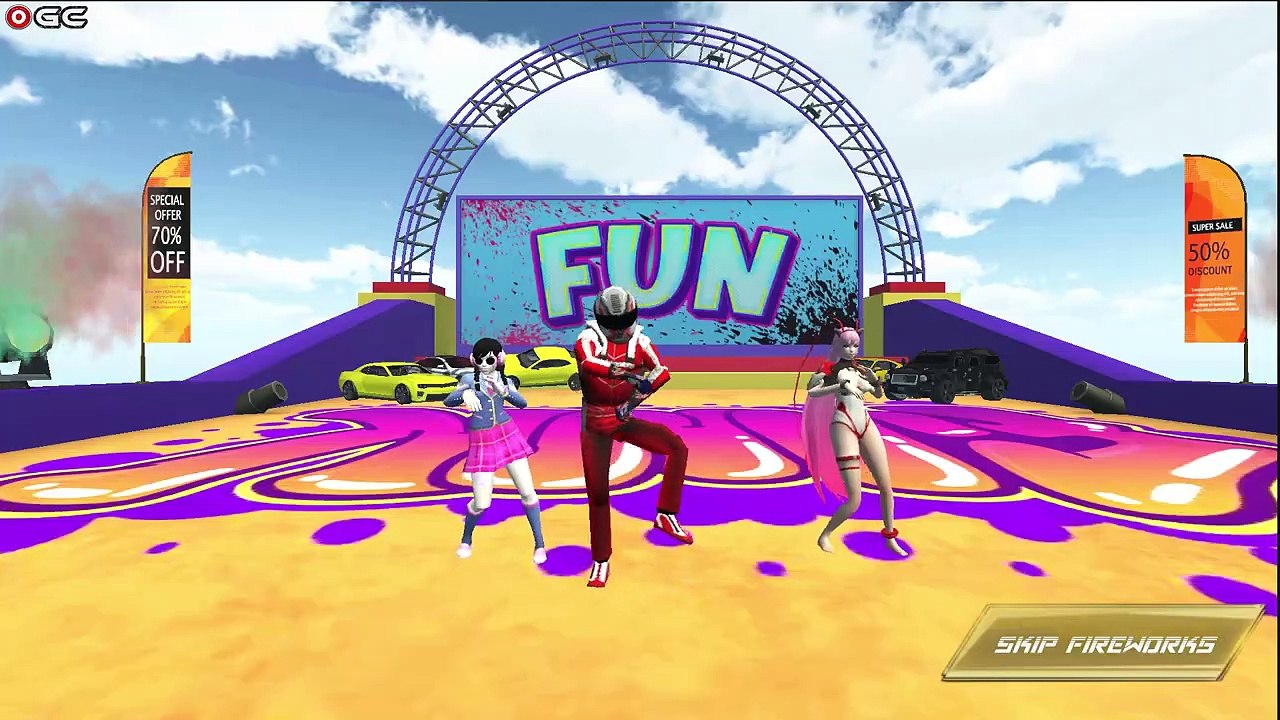 Mega Ramp Impossible Stunt Car Jump Challenge / Crazy Driver / Android GamePlay