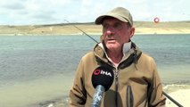 Balık tutkunlarının hafta sonu durağı Keskin Barajı oldu